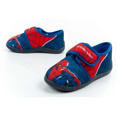 8. Leomil children's shoes Spiderman slippers with Velcro for kindergarten
