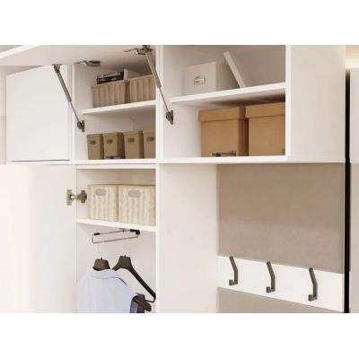 8. HAGA II 2W Hallway Wardrobe, White
