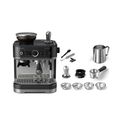 26. Philips PSA3218/10 Coffee Machine Barista Brew 15 bar pump pressure Built-in milk frother Semi-automatic 1350 W Black