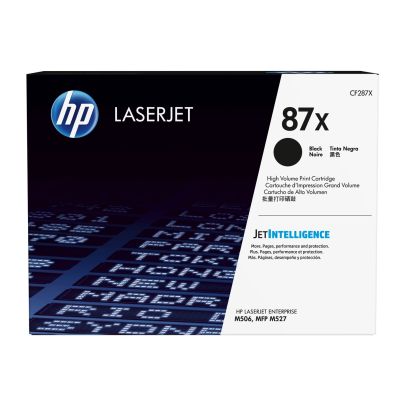 HP 87X original black LaserJet XL toner cartridge