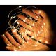 11. BATTERY-OPERATED WIRE LAMPS GARLAND 100 LED WARM WHITE
