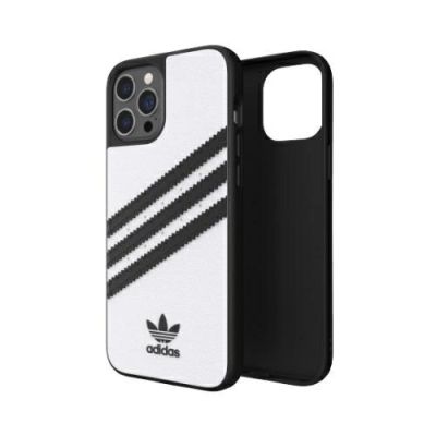 7. Adidas OR Moulded Case PU for iPhone 12 Pro Max - White/Black