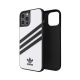 7. Adidas OR Moulded Case PU for iPhone 12 Pro Max - White/Black