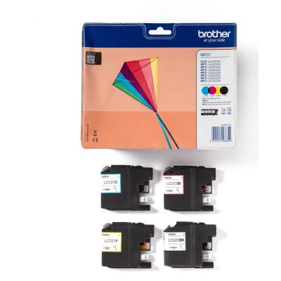 8. Brother LC-223VALBP ink cartridge 4 pcs. Original Black, Cyan, Magenta, Yellow