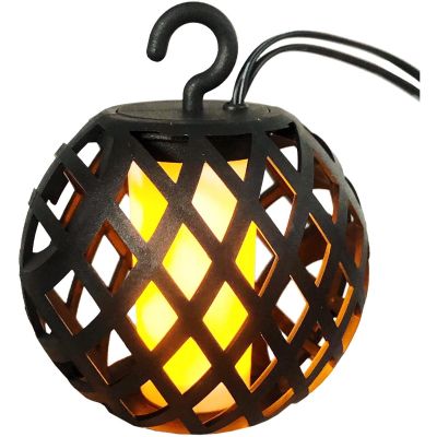 43. SOLAR LAMP FIREBALLS 7CM 5PCS