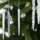 5. CRYSTAL ICICLES HANGING DECORATION 22CM 4PCS
