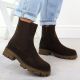 7. Brown Women’s Leather Chelsea Boots Sergio Leone TR25733-S