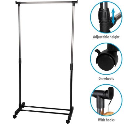 6. WARDROBE DRESSING ROOM HANGER 78x41x93-158CM ALPINA