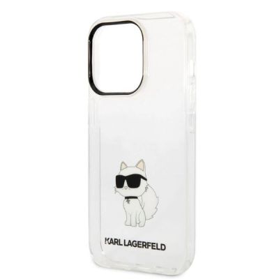 6. Karl Lagerfeld KLHCP14XHNCHTCT iPhone 14 Pro Max 6.7" transparent hardcase Ikonik Choupette