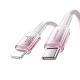 2. Joyroom S-A42 Crystal-Clear Series 30W USB-C - Lightning cable 1.2m - white