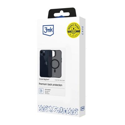 3. 3mk Smoke MagCase with MagSafe for iPhone 14 Plus - Semi-Transparent