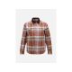Peak Performance W Heavy Cotton Shirt Brown Plaid