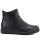 6. Sergio Leone BT-12-S Black Leather Wedge Ankle Boots