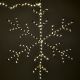 3. DECORATIVE HANGING SNOWFLAKE WITH 380 LEDS, WARM WHITE