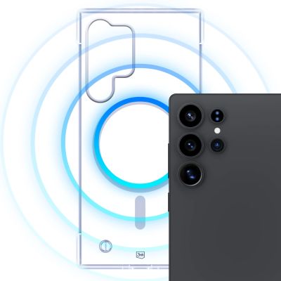 13. 3mk Just20g MagCase for Samsung Galaxy S25 Ultra - Transparent