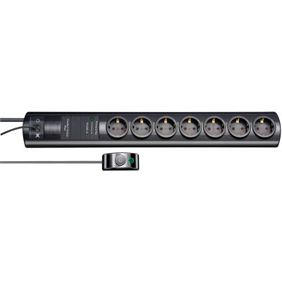 Brennenstuhl Primera-Tec 3500W surge protector, 7 sockets, 2.0m, Germany
