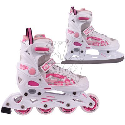 5. Roller skates Mico Princes 2in1 PW-126B-8