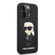 4. Karl Lagerfeld Silicone Ikonik MagSafe case for iPhone 14 Pro - black