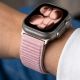 7. Tech-Protect NylonLoop Band for Apple Watch 44 / 45 / 46 / 49 mm – Pink