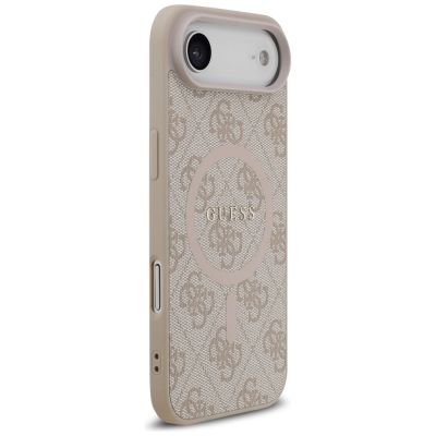 4. Guess 4G Ring Classic Logo MagSafe Case for iPhone 17 Air - Pink