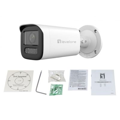 3. LevelOne IPCam FCS-5222 2MP H.265 IR PoE Dome Camera