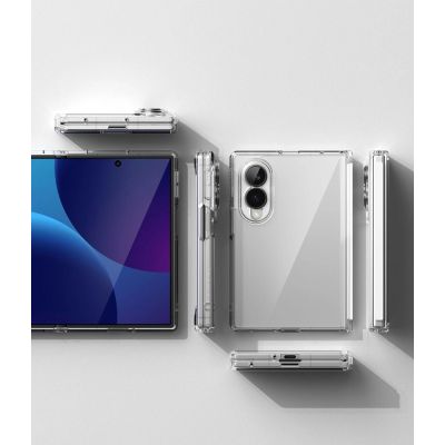 5. Ringke Fusion Flap Case for Samsung Galaxy Z Fold 8 - Transparent
