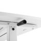 2. Ergo Office manual height adjustment desk, max 40 kg, max height 117 cm, with a tabletop for sitting and standing work, ER-401 W