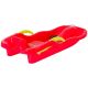 4. RACE RED PLASTIC SLED WITH BRAKES