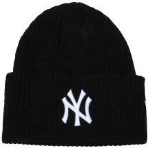 New Era Wide Cuff Beanie New York Yankees Hat 60691072 Czarne One size