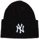 New Era Wide Cuff Beanie New York Yankees Hat 60691072 Black One Size