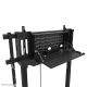 7. Neomounts FL55-975BL1 Media Stand Black Flat Panel Media Card/Media Cart