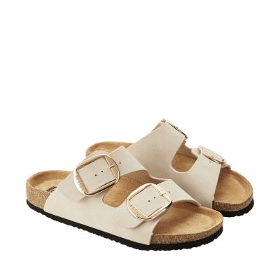 2. Lee Cooper Women's Light Beige Slides LCW-26-35-4454LA