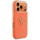 4. Guess FW Resin Logo case for iPhone 17 Pro - orange