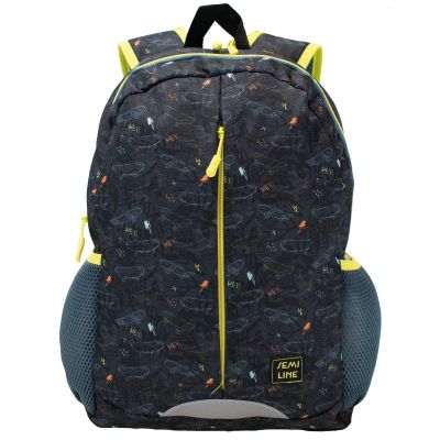 2. YOUTH BACKPACK YELLOW-BLACK SEMI LINE