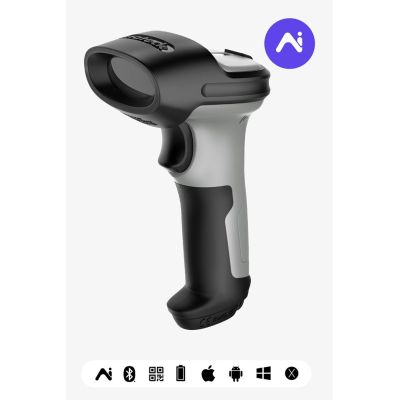 2. Inateck barcode scanner model BCST-72_gray in gray