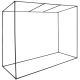 41. GREENHOUSE FOR TOMATOES AND CUCUMBERS 200x77x168-150CM PE GREEN