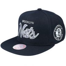 Mitchell &amp; Ness NBA Brooklyn Nets Team Script 2.0 Snapback Nets Cap HHSS3280-BNEYYPPPBLCK