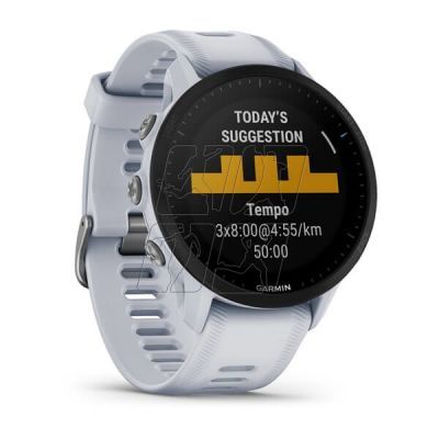 3. Garmin Forerunner 955 Whitestone watch