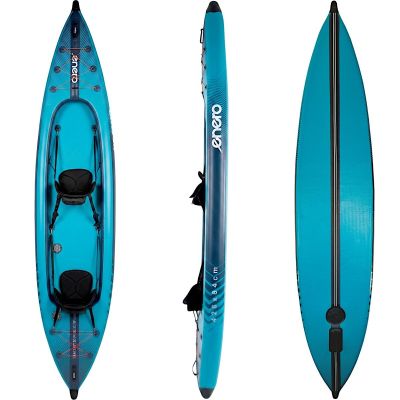 2. 2-PERSON KAYAK 465x74x42CM LAMINATED PVC BLUE ENERO