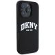 4. DKNY Silicone White Printed Logo MagSafe iPhone 16 Pro Case - Black