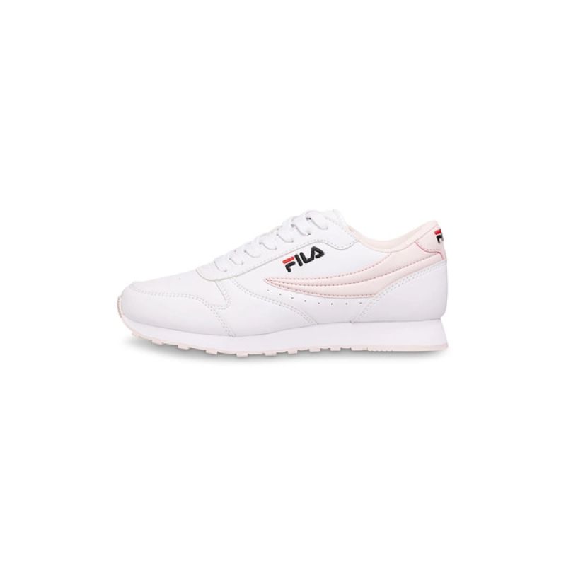 8. Fila Orbit women's sports shoes sneakers fashionable comfortable lightweight white pink