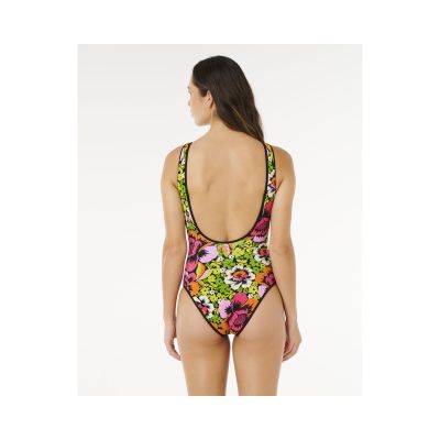 4. Women's RIP CURL Carioca Hi-Leg Revo One Piece swimsuit, multicolor