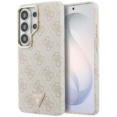 Guess 4G Triangle Logo MagSafe Case for Samsung Galaxy S26 Ultra - Pink