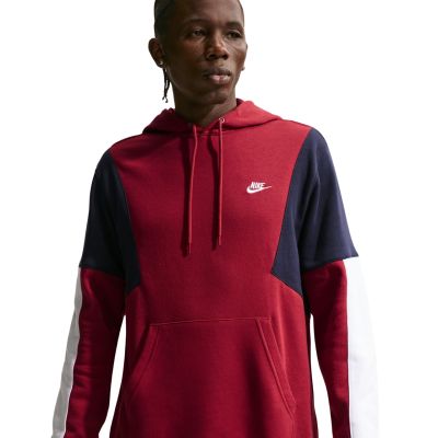 5. Nike Sportswear Club Men's Burgundy Tracksuit HV1165 613