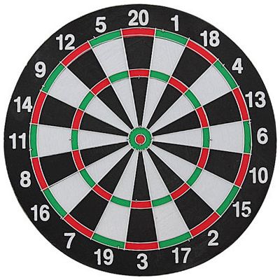 Sisal dartboard 30 cm + 6 darts EB030231/BT171525