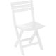 4. SET OF 4 KOMODO PLASTIC FOLDING CATERING CHAIRS WHITE