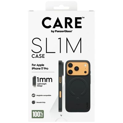 5. CARE by PanzerGlass SL1M MagSafe Case for iPhone 17 Pro - Black