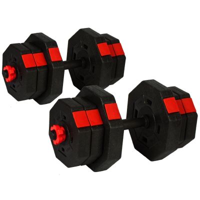 11. ENERO FIT ADJUSTABLE TRAINING DUMBBELLS 2x10KG WITH BARBELL FUNCTION