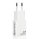 4. EVERACTIVE WALL CHARGER 1 x USB, 1 x USB-C QUICK CHARGE 3.0 20W SUPER SLIM WHITE SC-340Q