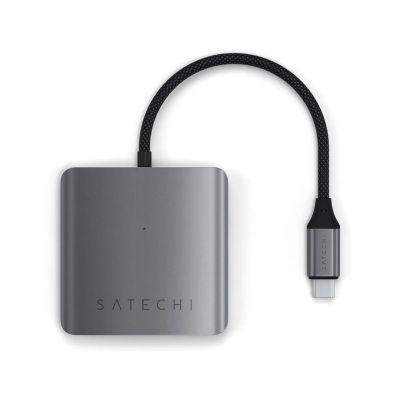 3. Satechi - Hub - with Power Delivery - 4 x USB-C 3.2 Gen 2 - Desktop Computer